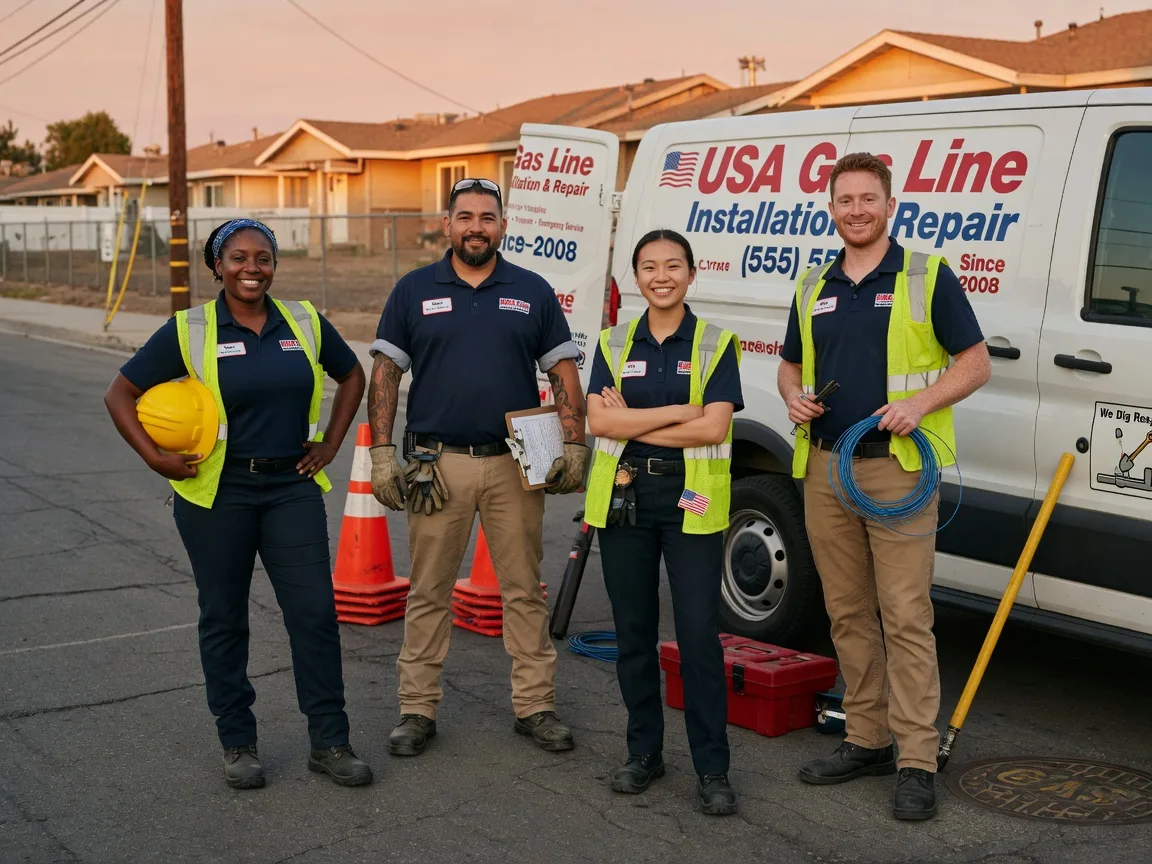Gas Line Installation company in Gans, OK